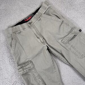 Wrangler ATG Pants Mens 32x32 (fit 32x30) Gray Khaki All Terrain Gear